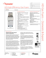 FRY-HD150G-Spec Sheet
