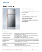 SUM-BKRF18PLCP-Spec Sheet