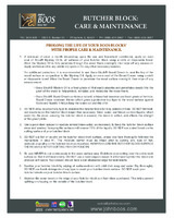 JBS-CU-HAR60-Care & Maintenance