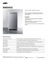 SUM-BIM26H32-Spec Sheet