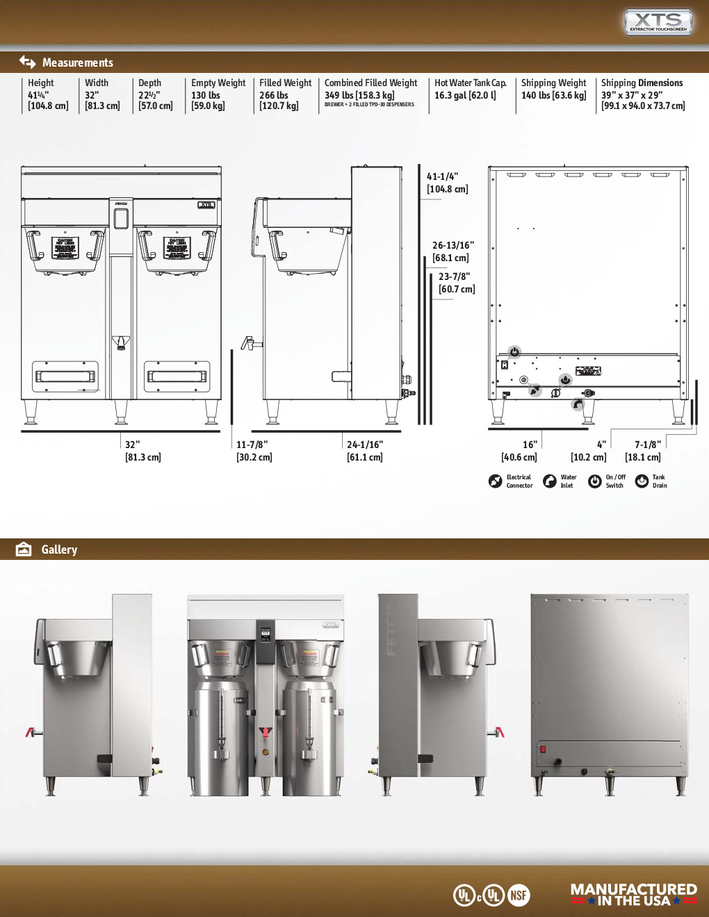 FETCO CBS-2161XTS (E216171) Coffee Brewer for Thermal Server