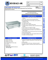 BEV-WTRCS60HC-64-Spec Sheet