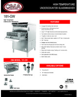 CMA-CMA-181-GW-Spec Sheet