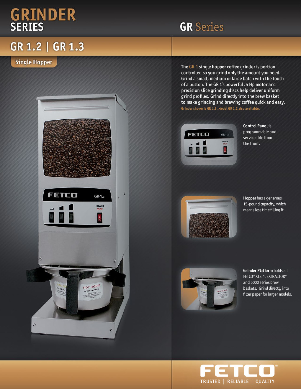 FETCO GR-1.3 (G01013) Coffee Grinder