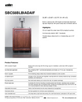 SUM-SBC58BLBIADAIF-Spec Sheet