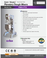 SER-PM30-PTO-Spec Sheet