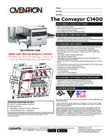 OVE-CONVEYOR-C1400-Spec Sheet