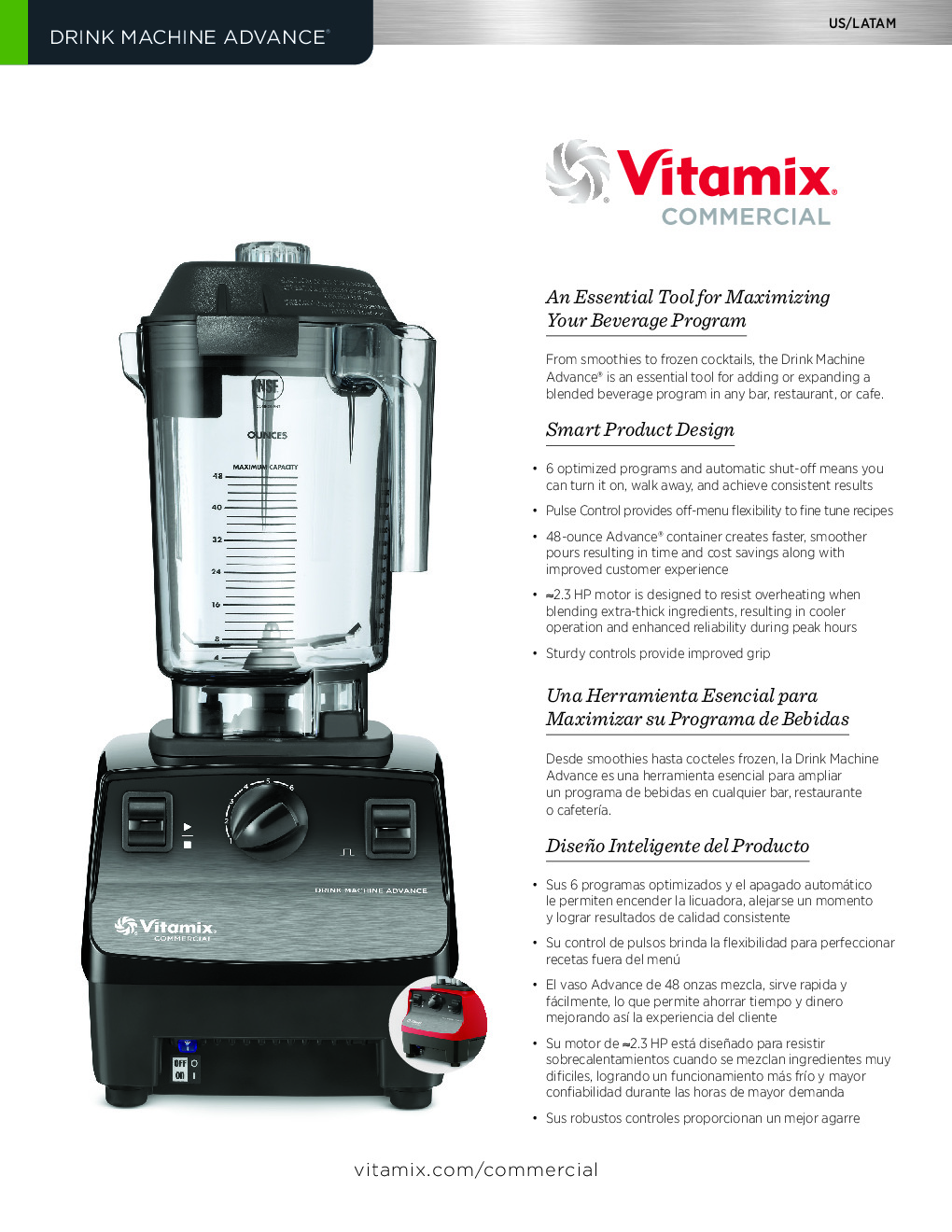 Vitamix 062825 Bar Blender