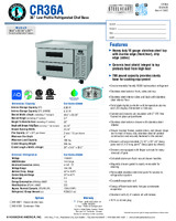 HOS-CR36A-Spec Sheet