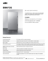 SUM-BIM47OS-Spec Sheet