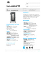 UNO-XAVL-2021-NPRS-GAS-208-240V--Spec Sheet