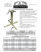 OAK-B22CHR-STD-Spec Sheet