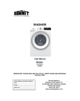 SUM-SLS24W3P-Washer Manual
