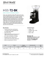 AST-HGS-T2-BK-Spec Sheet