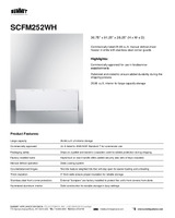 SUM-SCFM252WH-Spec Sheet