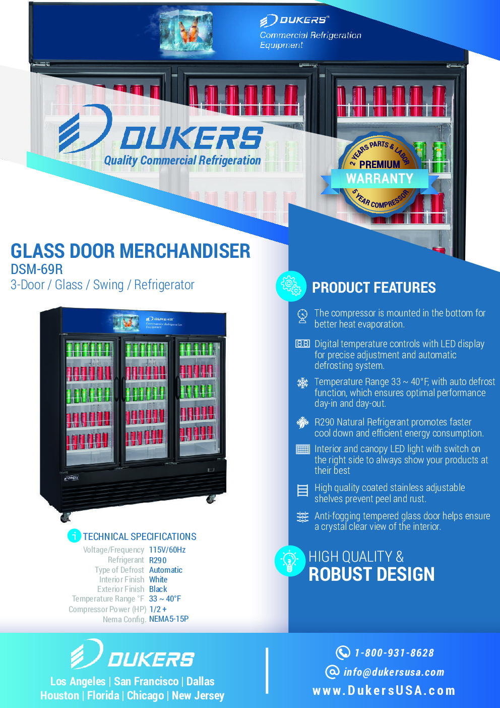 Dukers Appliance Co DSM-69R 78