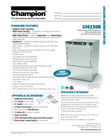 CHA-UH230B-Spec Sheet