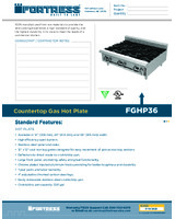 FOR-FGHP36-Spec Sheet