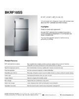 SUM-BKRF18PL-Spec Sheet