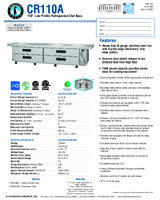 HOS-CR110A-Spec Sheet