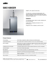 SUM-SBC15BEER-Spec Sheet