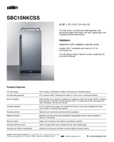 SUM-SBC15NKCSS-Spec Sheet