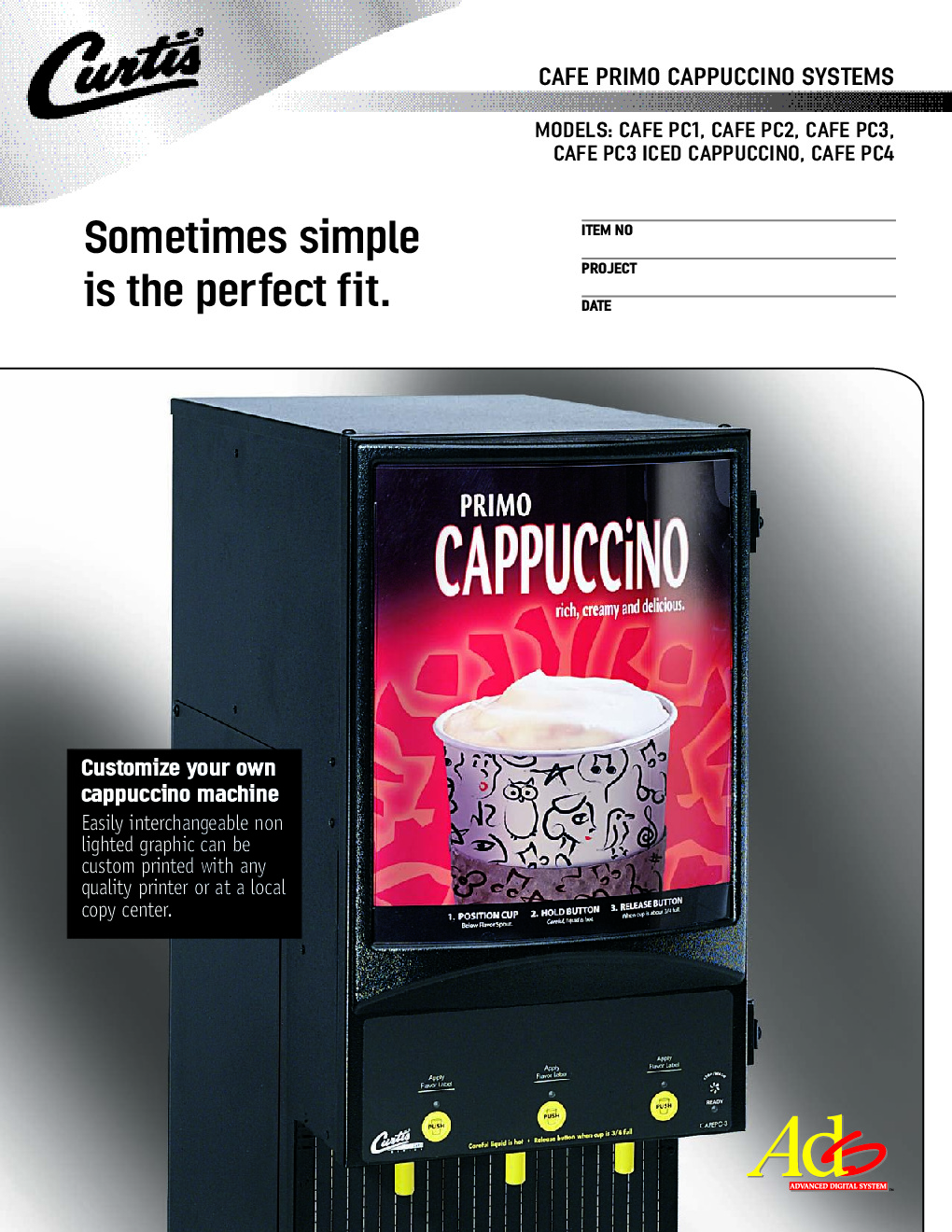 Curtis CAFEPC3CS10000 Electric (Hot) Beverage Dispenser