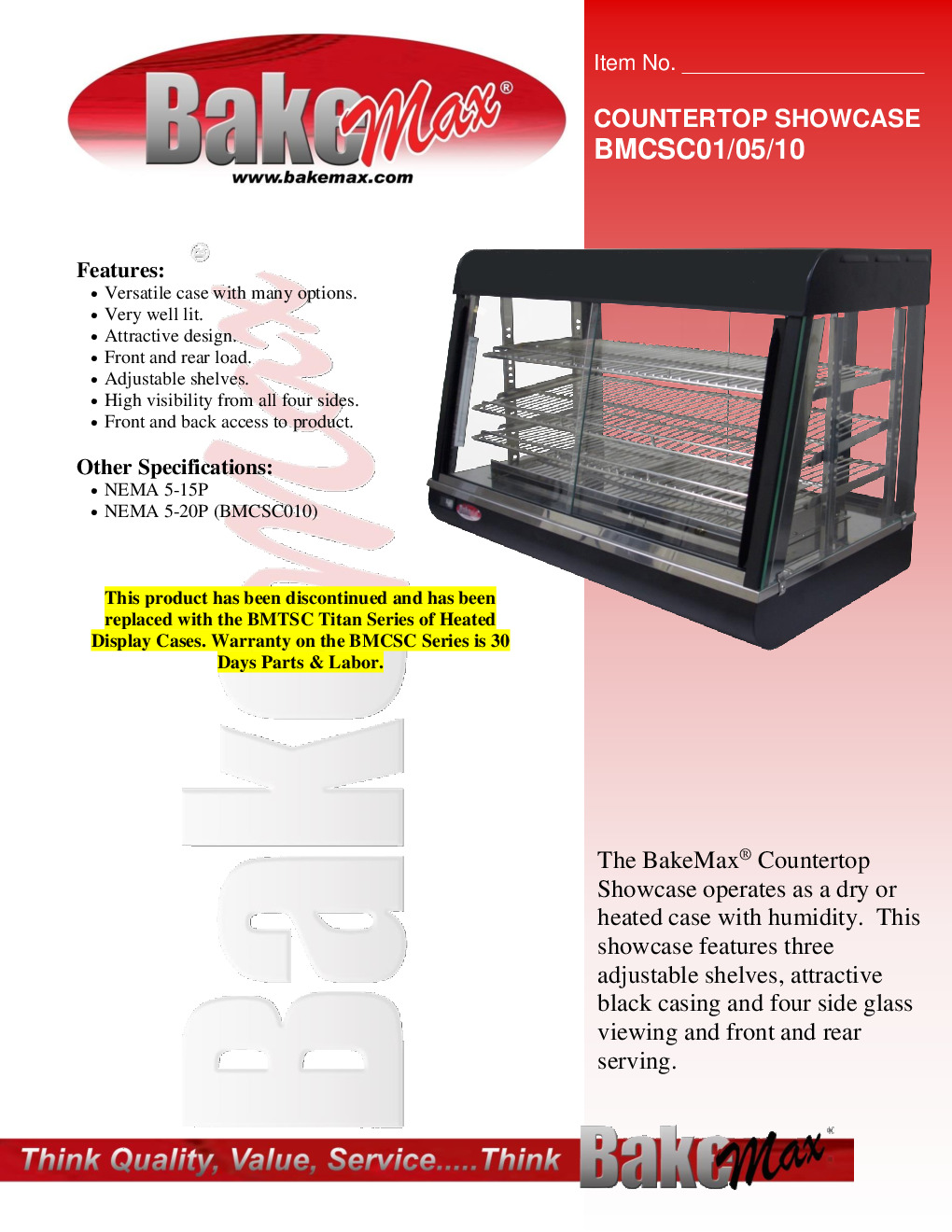 BakeMax BMCSC05 35