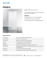 SUM-FFAR10-Spec Sheet