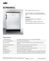 SUM-SCR600BGL-Spec Sheet