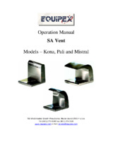 EQU-SAV-O-MISTRAL-Owner's Manual