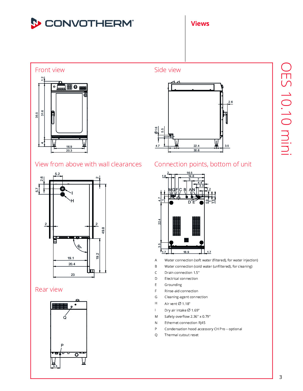 Convotherm 10.10 STD MINI Electric Combi Oven