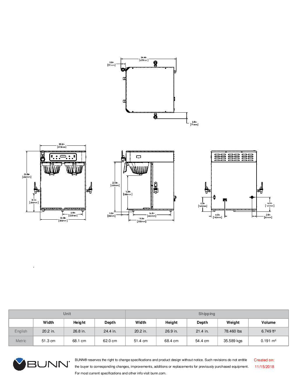 Bunn 53200.