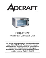 ADM-COQ-1750W-Owners Manual