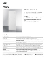 SUM-FF82W-Spec Sheet
