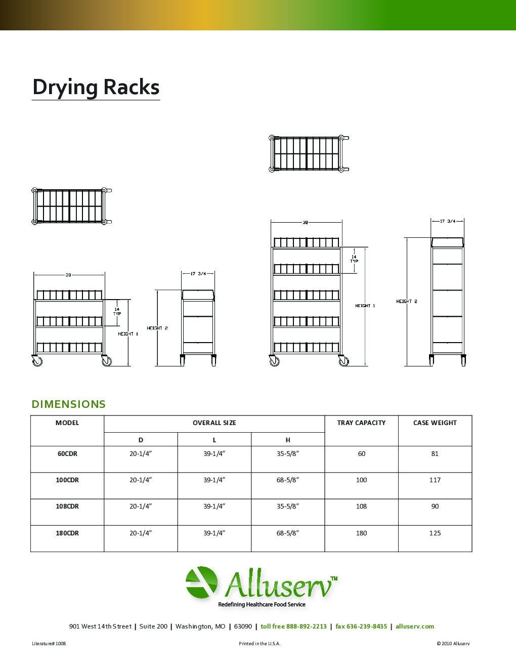 Dome and Base Drying Racks - Alluserv