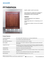SUM-FF7WBIIFADA-Spec Sheet