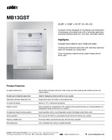 SUM-MB13GST-Spec Sheet