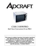 ADM-COH-3100WPRO-Owners Manual