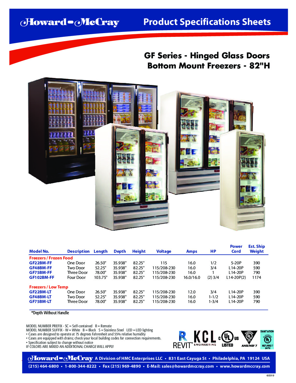 Howard-McCray GF48BM-LT Merchandiser Freezer