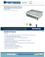 FOR-FGMG36-Spec Sheet