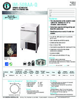 IM-50BAA-Q, Sphere Cube Icemaker, Air-cooled, Built in Storage Bin -  Hoshizaki America, Inc.