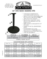OAK-B30DISC-STD-Spec Sheet