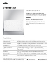 SUM-CR5B36TXW-Spec Sheet