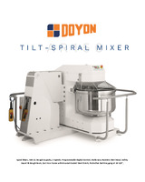 Doyon ATI150I 2-Speed Spiral Mixer, 520 lbs Dough Capacity