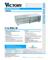 VCR-CBF84HC-Spec Sheet