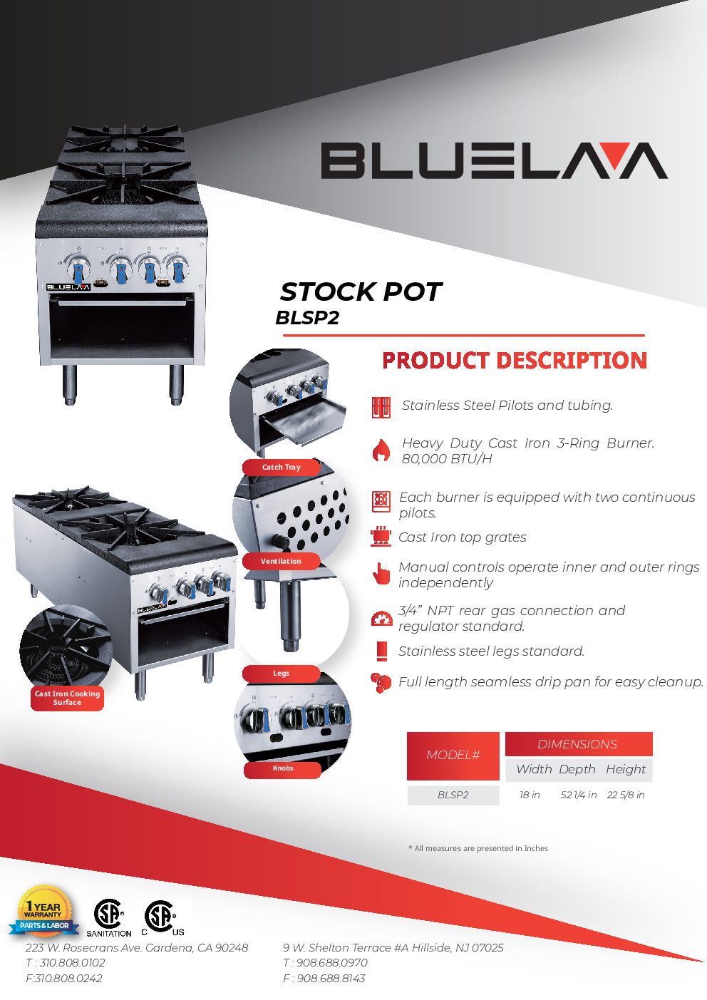 Blue Air BLSP2 Stock Pot