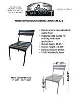 OAK-CM-824-Spec Sheet