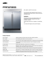 SUM-FFRF3070BSS-Spec Sheet