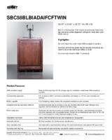 SUM-SBC58BLBIADAIFCFTWIN-Spec Sheet